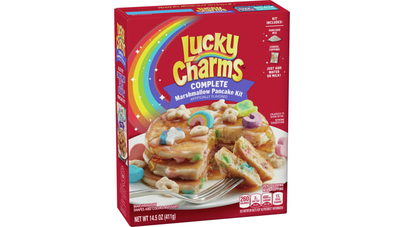 Lucky Charms Marshmallow Pancake kit